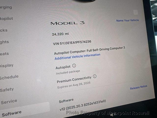 Photo of 2023 Pearl White Multi-Coat Tesla Model 3