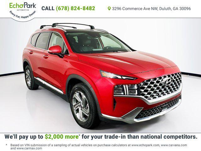 Photo of 2022 Calypso Red Hyundai SANTA FE
