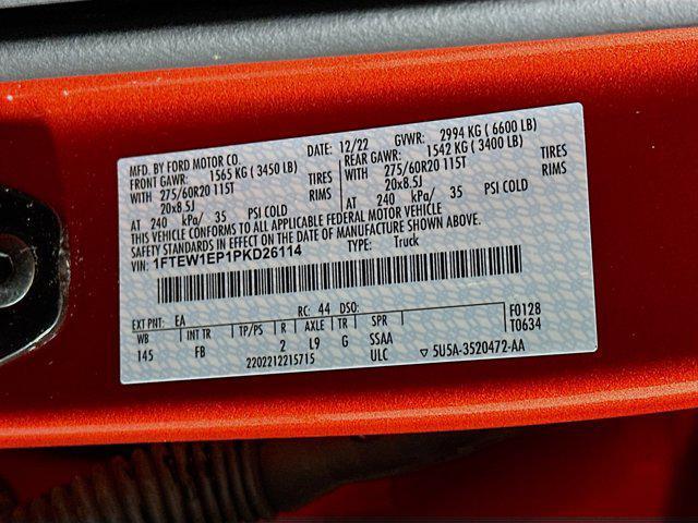 Photo of 2023 Hot Pepper Red Metallic Tinted Clearcoat Ford F-150