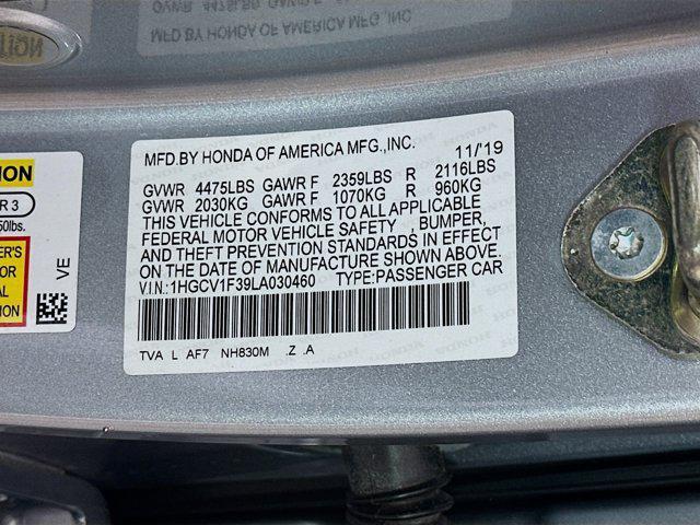 Photo of 2020 Lunar Silver Metallic Honda Accord