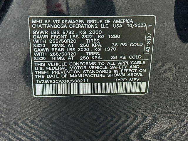 Photo of 2024 Aurora Red Metallic Volkswagen Atlas