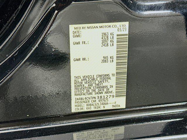 Photo of 2023 Super Black Nissan Altima