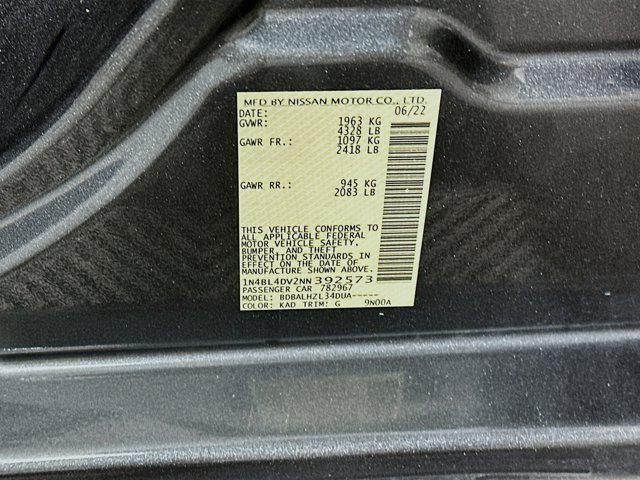 Photo of 2022 Gun Metallic Nissan Altima