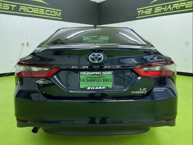 Photo of 2021 Blue Toyota Camry