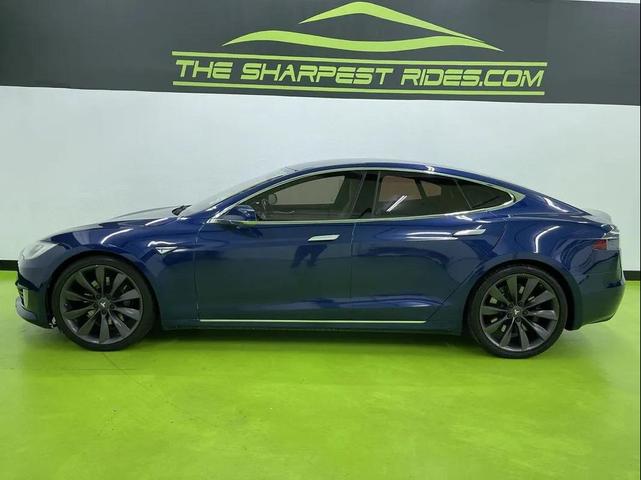 Photo of 2016 Blue Tesla Model S