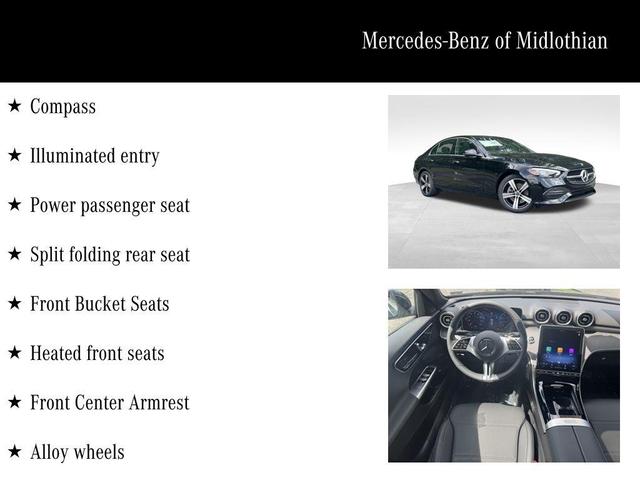 Photo of 2025 Black Mercedes-Benz C-Class