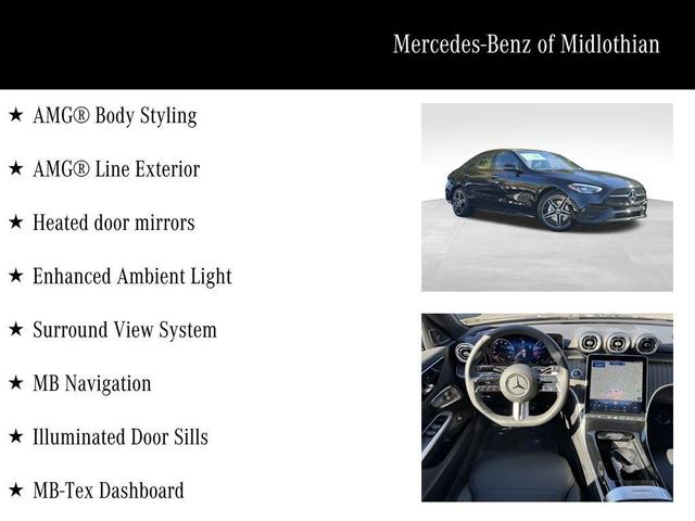 Photo of 2025 Black Mercedes-Benz C-Class
