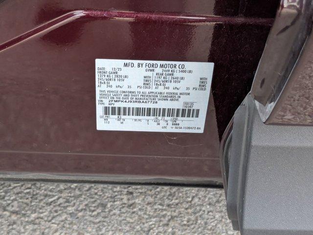 Photo of 2024 Burgundy Velvet Metallic Tinted Clearcoat Ford Edge