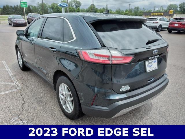 Photo of 2023 Stone Blue Metallic Ford Edge
