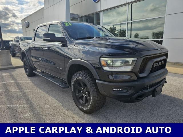 Photo of 2021 Diamond Black Crystal Pearlcoat RAM 1500