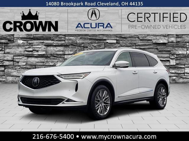Photo of 2023 Platinum White Pearl Acura MDX
