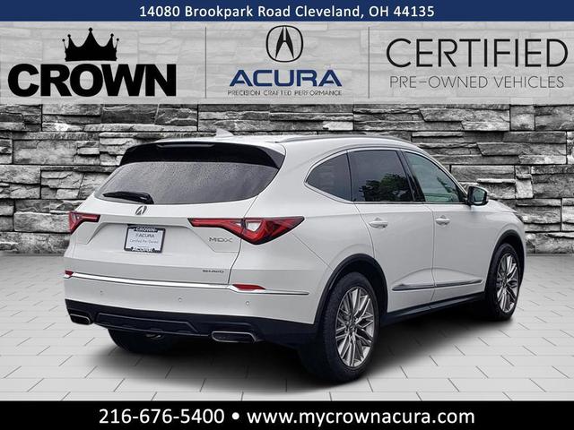 Photo of 2023 Platinum White Pearl Acura MDX