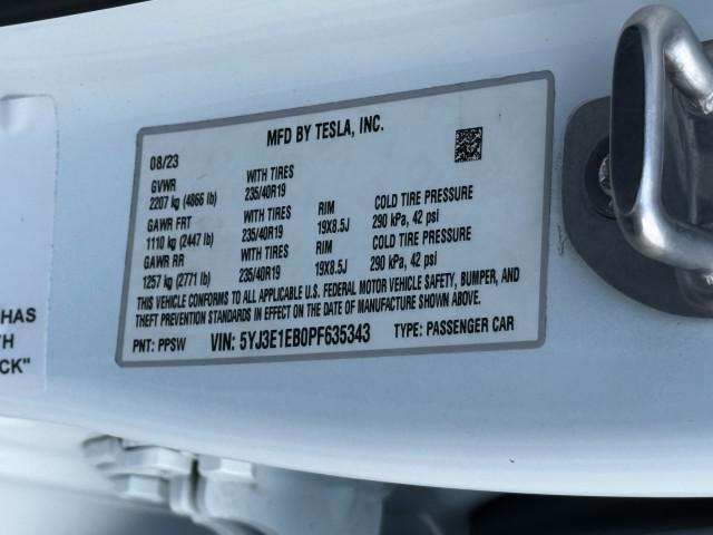 Photo of 2023 Pearl White Multi-Coat Tesla Model 3