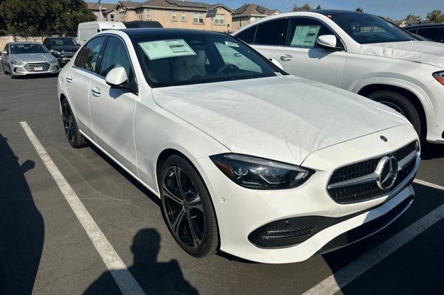 Photo of 2025 Polar White Mercedes-Benz C-Class