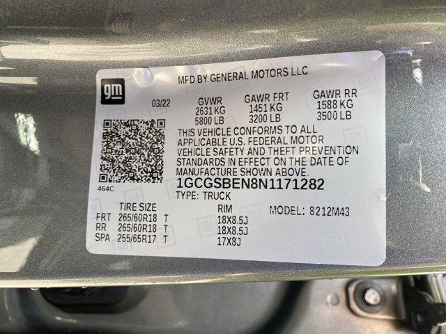 Photo of 2022 Satin Steel Metallic Chevrolet Colorado