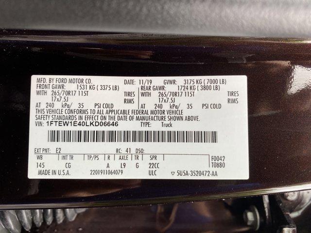 Photo of 2020 Magma Red Metallic Ford F-150