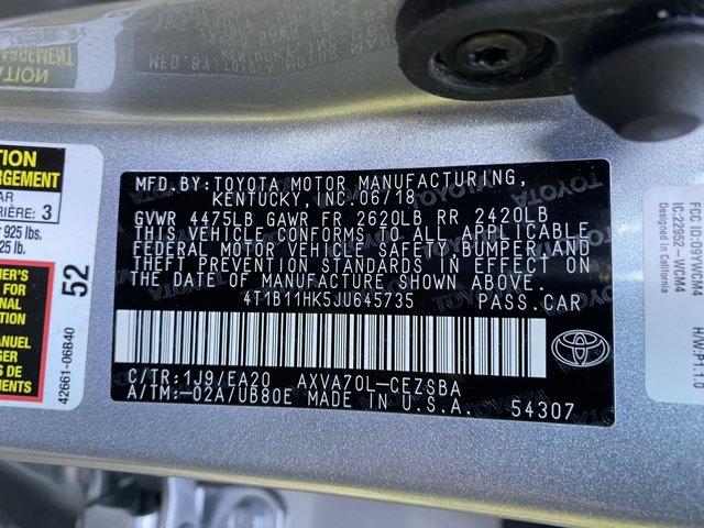 Photo of 2018 Celestial Silver Metallic Toyota Camry