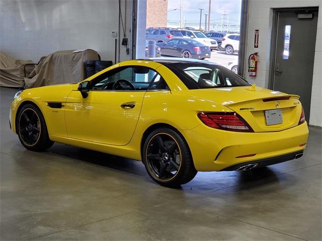 Photo of 2020 Sun Yellow Mercedes-Benz AMG SLC 43