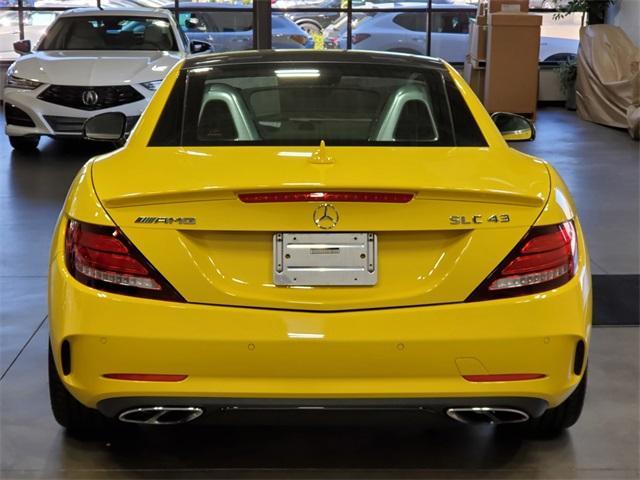 Photo of 2020 Sun Yellow Mercedes-Benz AMG SLC 43