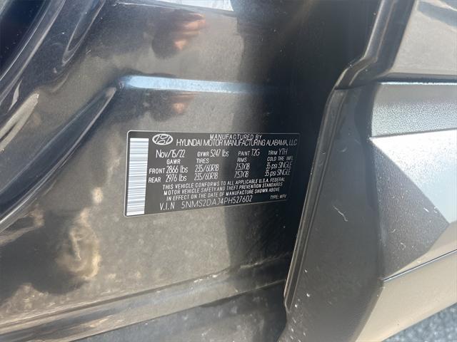 Photo of 2023 Portofino Gray Hyundai SANTA FE