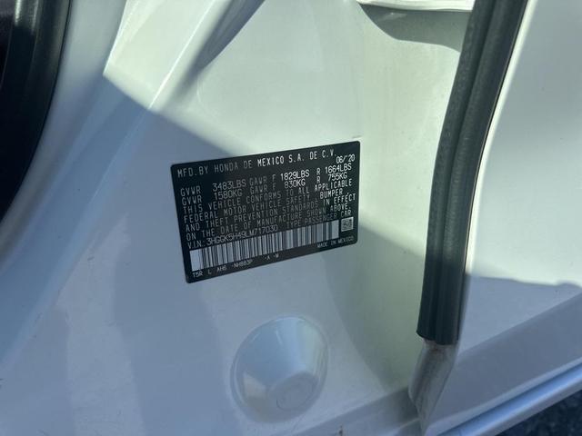 Photo of 2020 Platinum White Pearl Honda Fit
