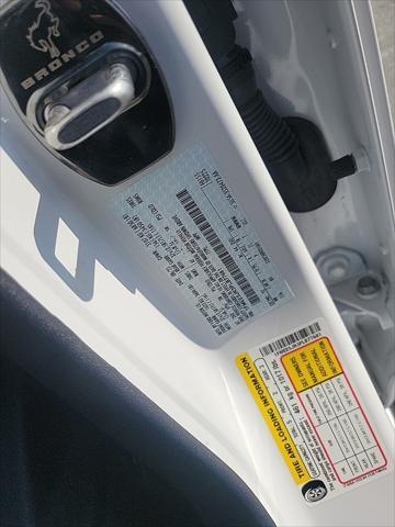 Photo of 2023 Oxford White Ford Bronco
