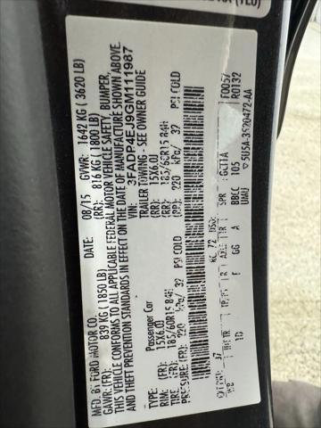 Photo of 2016 Magnetic Ford Fiesta