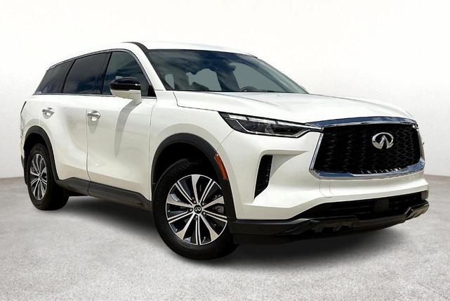 Photo of 2025 Glacier White INFINITI QX60