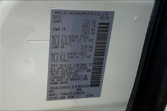 Photo of 2025 Glacier White INFINITI QX60
