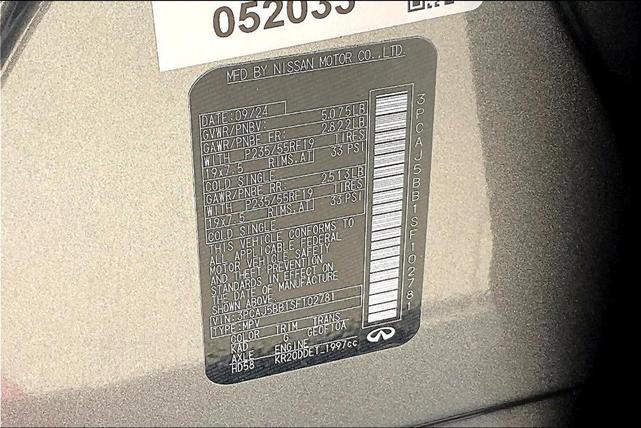 Photo of 2025 Graphite Shadow INFINITI QX50