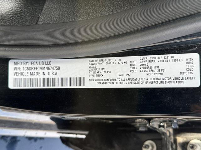Photo of 2021 Diamond Black RAM 1500