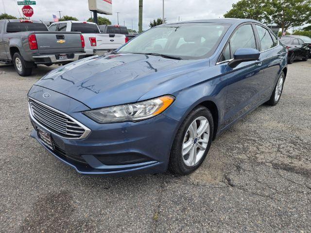 Photo of 2018 Lightning Blue Ford Fusion