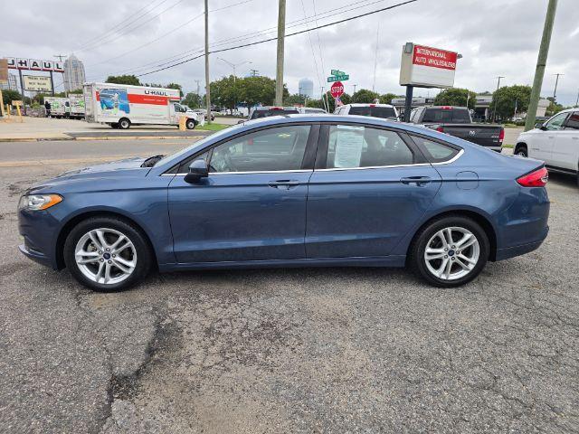 Photo of 2018 Lightning Blue Ford Fusion