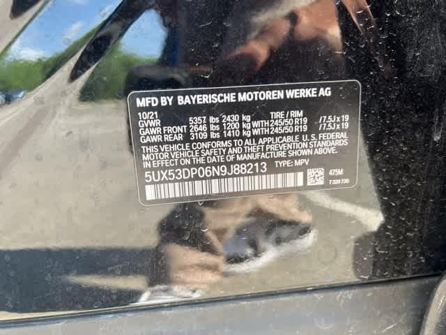Photo of 2022 Black Sapphire Metallic BMW X3
