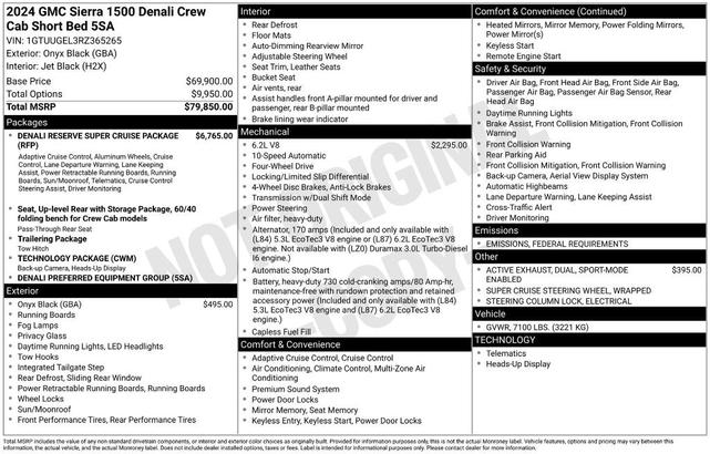 Photo of 2024 Onyx Black GMC Sierra 1500
