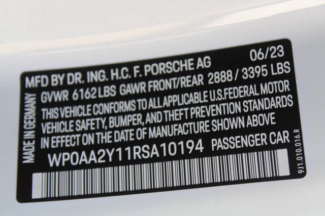 Photo of 2024 White Porsche Taycan