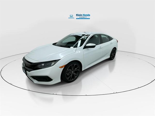 Photo of 2020 Platinum White Pearl Honda Civic