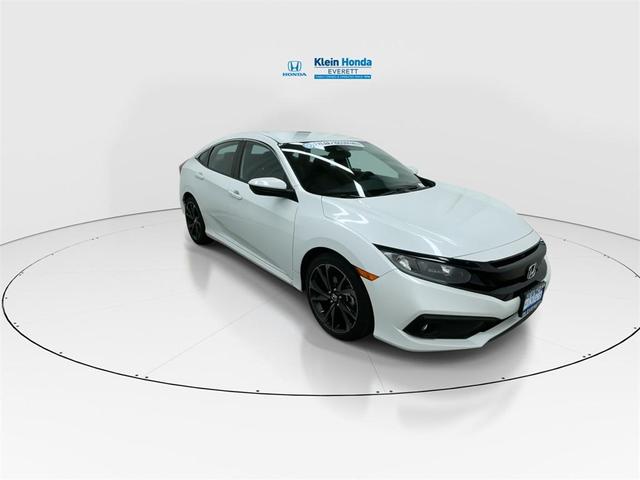 Photo of 2020 Platinum White Pearl Honda Civic