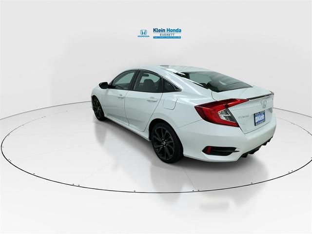 Photo of 2020 Platinum White Pearl Honda Civic
