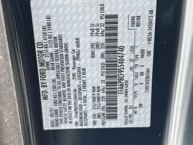 Photo of 2025 VAPOR BLUE METALLIC Ford Mustang