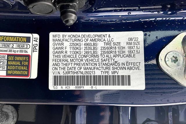 Photo of 2022 Obsidian Blue Pearl Honda CR-V Hybrid