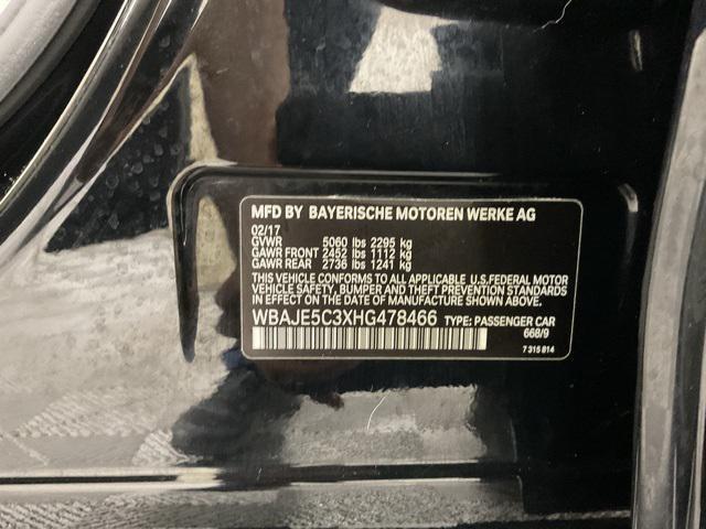 Photo of 2017 Jet Black BMW 540