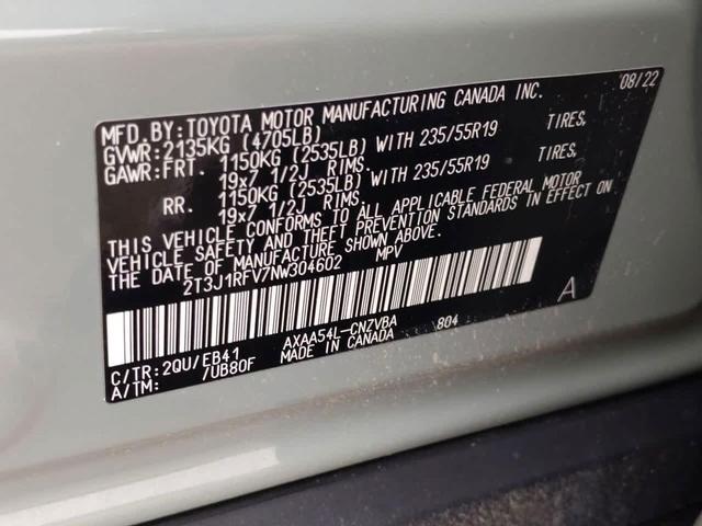Photo of 2022 Lunar Rock/Ice Edge Roof Toyota RAV4