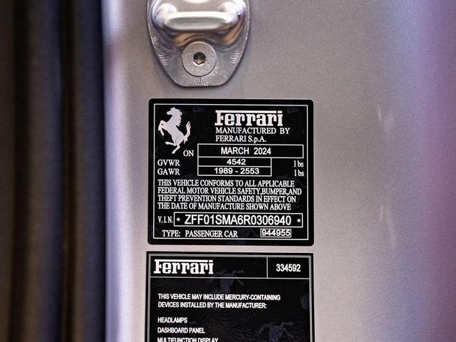 Photo of 2024 Argento Nurburgring Metallic Ferrari 296 GTS