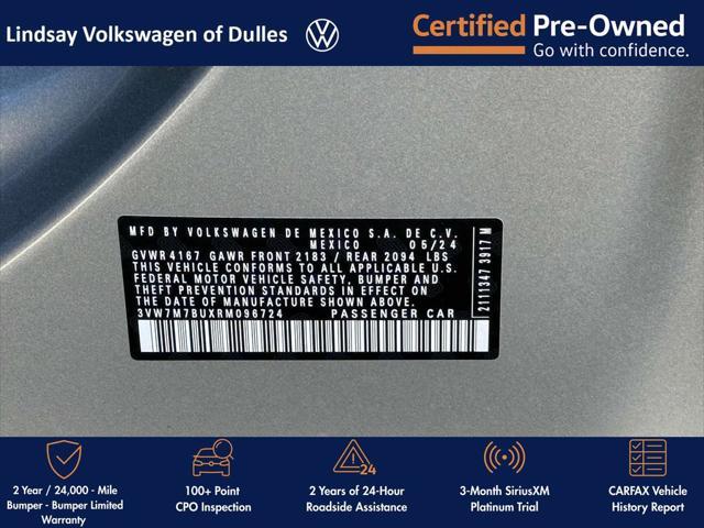 Photo of 2024 Silver Metallic Volkswagen Jetta
