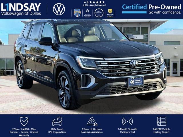 Photo of 2024 Deep Black Pearl Volkswagen Atlas