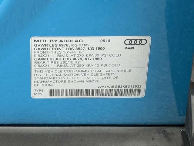 Photo of 2019 Antigua Blue Audi e-tron