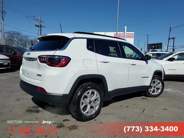 Photo of 2025 Bright White Clearcoat Jeep Compass