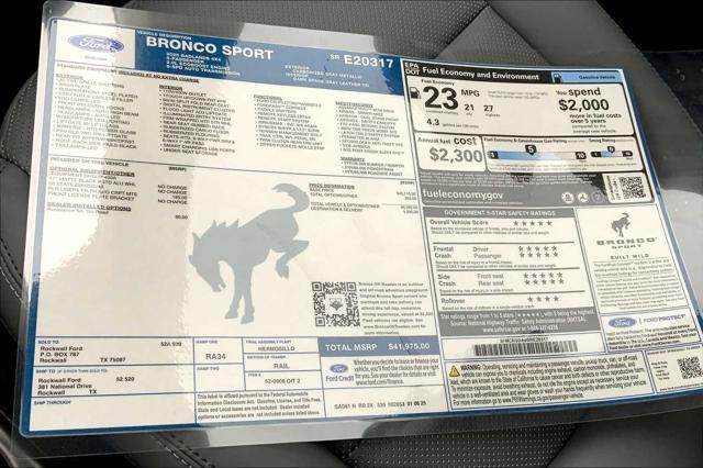 Photo of 2025 Gray Ford Bronco Sport