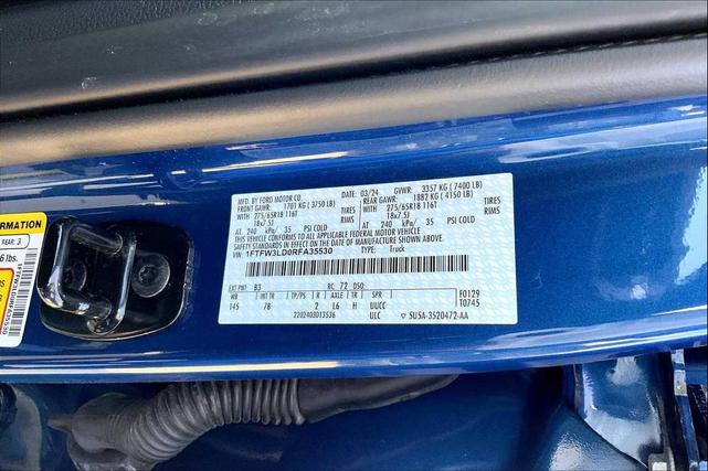 Photo of 2024 Atlas Blue Metallic Ford F-150